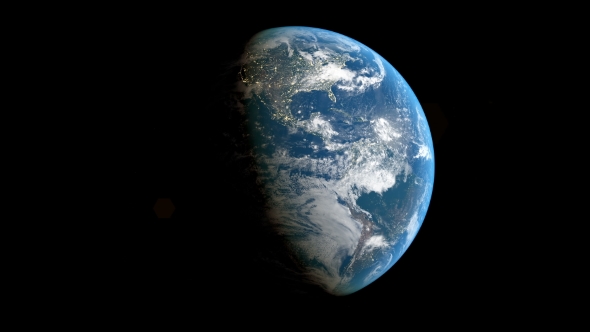 Realistic Planet Earth Seamless Loop