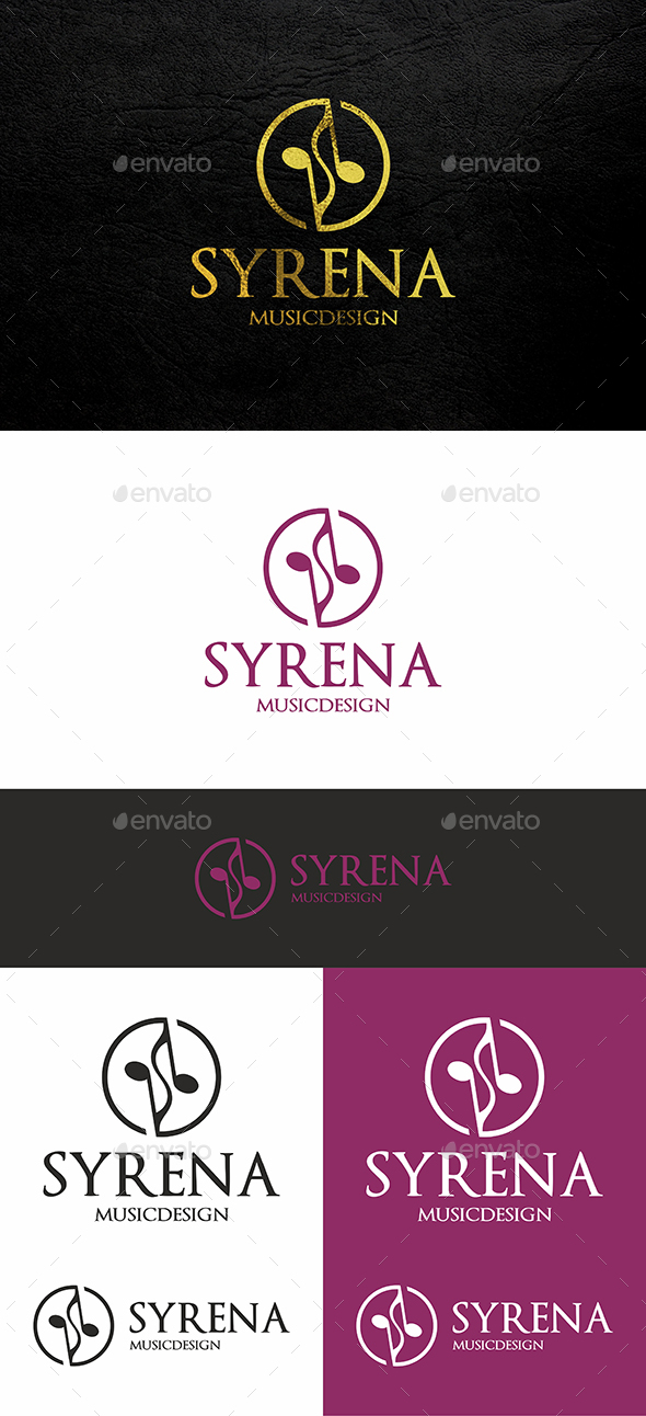 Syrena - Music S Logo