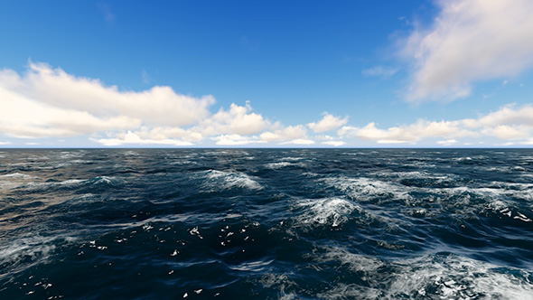 Ocean Waves And Sky alt