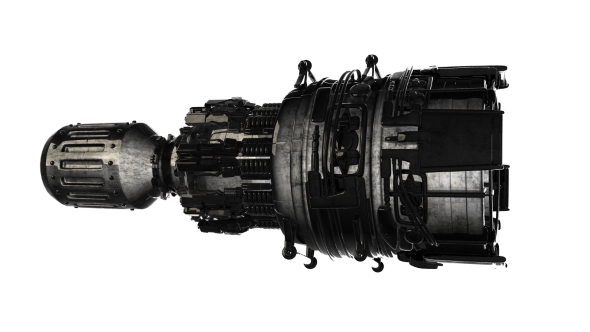 Loop Rotate Jet Engine Turbine alt