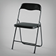 Metallic Folding Chair - 3DOcean Item for Sale