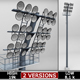 Stadium light LUX rounded - 3DOcean Item for Sale