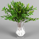 Vase with leaves - 3DOcean Item for Sale