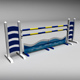 Horse jump obstacle 06 - 3DOcean Item for Sale