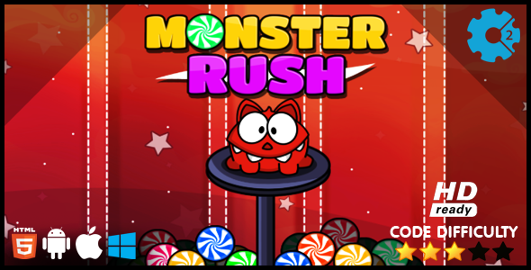 Monster Rush HTML5 Game