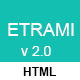 Etrami - Onepage Portfolio HTML Template - ThemeForest Item for Sale