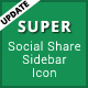 Super - Social Share Sidebar - CodeCanyon Item for Sale