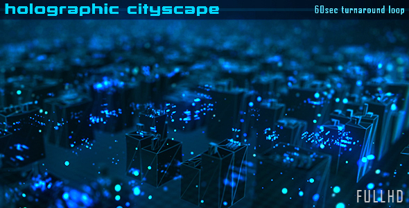 Holographic City Scape