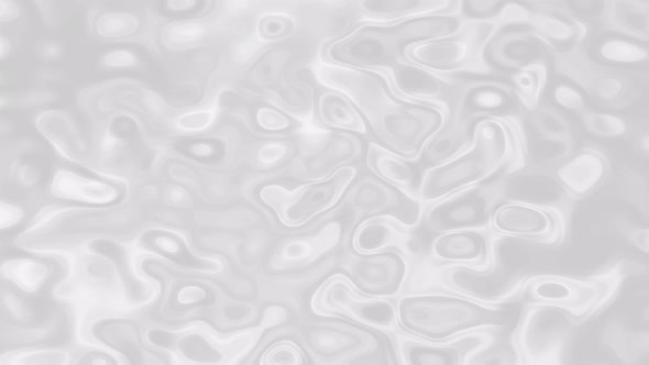 4K. abstract white - gray colorful motion graphic fluid liquid water puddle flow gravitate pour.