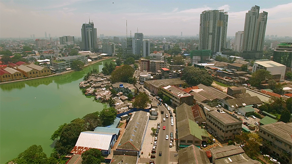 Colombo Beira Lake By Drone