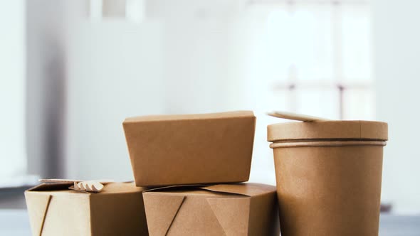 Disposable Paper Containers for Takeaway Food 25