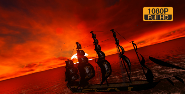 Ships Sunset