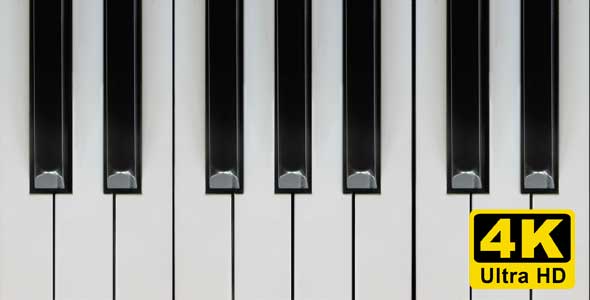 Scrolling Piano Keys 