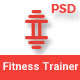 Fitness Trainer-PSD Template - ThemeForest Item for Sale