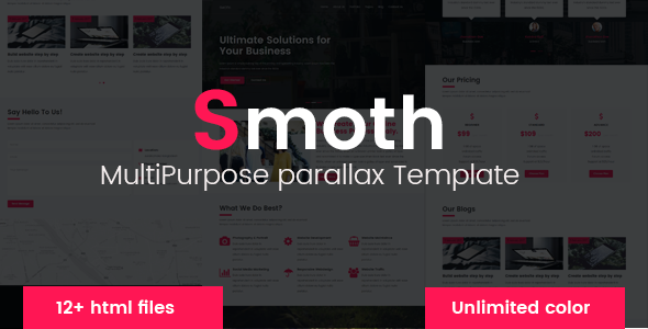 Smoth - MultiPurpose parallax Template