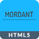 Mordant - Freelancer Portfolio Template - ThemeForest Item for Sale