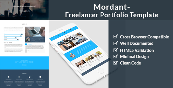 Mordant - Freelancer Portfolio Template