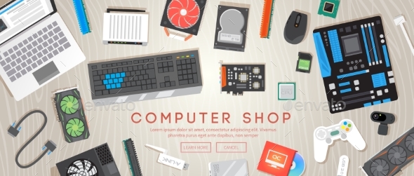 Computer Shop Graphics Designs Templates From Graphicriver