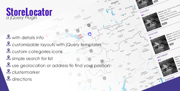 jQuery Store Locator