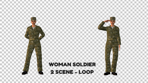 Woman Soldier - 2 Scene