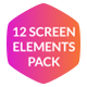 12 Screen Elements Pack - VideoHive Item for Sale
