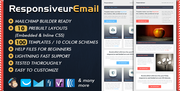 Responsiveur Responsive Email Newsletter Templates