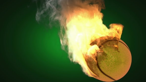 Burning Tennis Ball alt