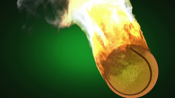 Burning Tennis Ball alt