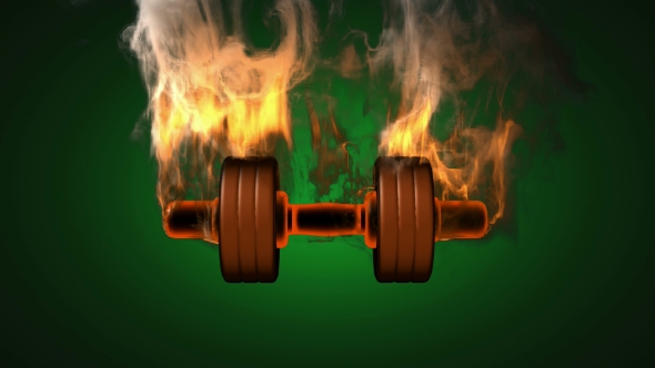 Burning Dumbbell alt