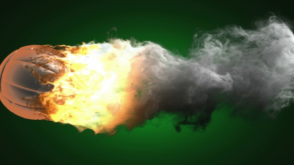 Burning Volleyball Ball alt