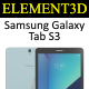Element3D - Samsung Galaxy Tab S3 - 3DOcean Item for Sale