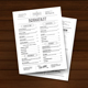 Menu Vintage Typography - GraphicRiver Item for Sale