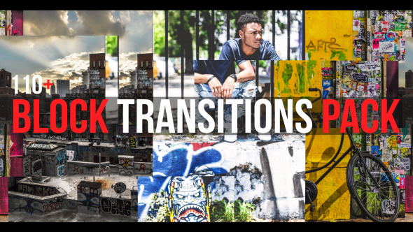 Block Transitions Pack | 110 + alt