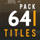 Titles - VideoHive Item for Sale
