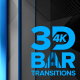 3D Bar Transitions 4K [Horizontal] - VideoHive Item for Sale