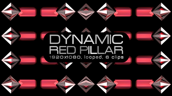 Dynamic Red Pillar VJ Pack