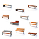 Street Furniture - Benches - 3DOcean Item for Sale