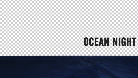 Ocean - Night - Transparent alt