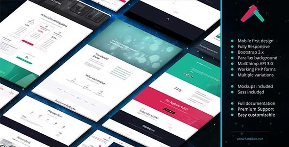 Apptude - Minimal App Landing Page