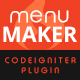 Menu Maker - Codeigniter Plugin - CodeCanyon Item for Sale