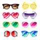 Sunglasses Icons Vector Set - GraphicRiver Item for Sale