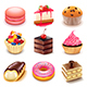 Cakes Icons Vector Set - GraphicRiver Item for Sale