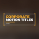 Corporate Motion Titles 1 - VideoHive Item for Sale