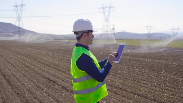 Farmland, irrigation and engineer.