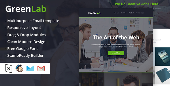 GreenLab Multipurpose Email Template