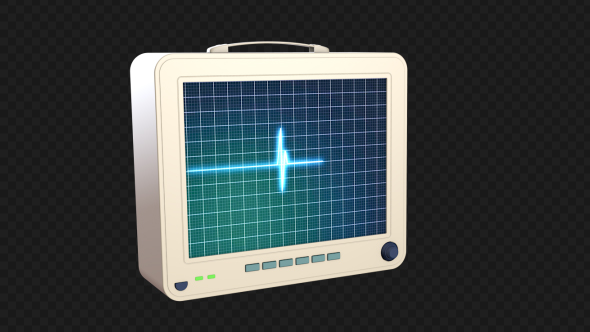 3D Heartbeat Monitor - EKG alt