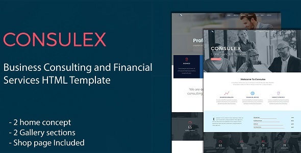 Consulex - Business Consulting and Financial Services HTML Template