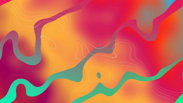 Abstract gradient liquid wavy motion background