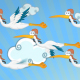 Stork Cartoon - VideoHive Item for Sale