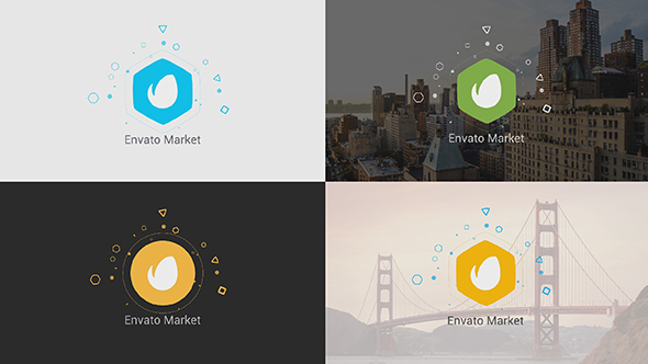 Flat Logo Reveal alt